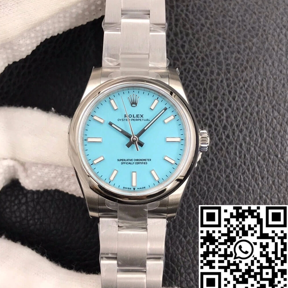 Turquoise 31MM Rolex Blue Dial M277200-0007 Factory EW Oyster Perpetual 0730